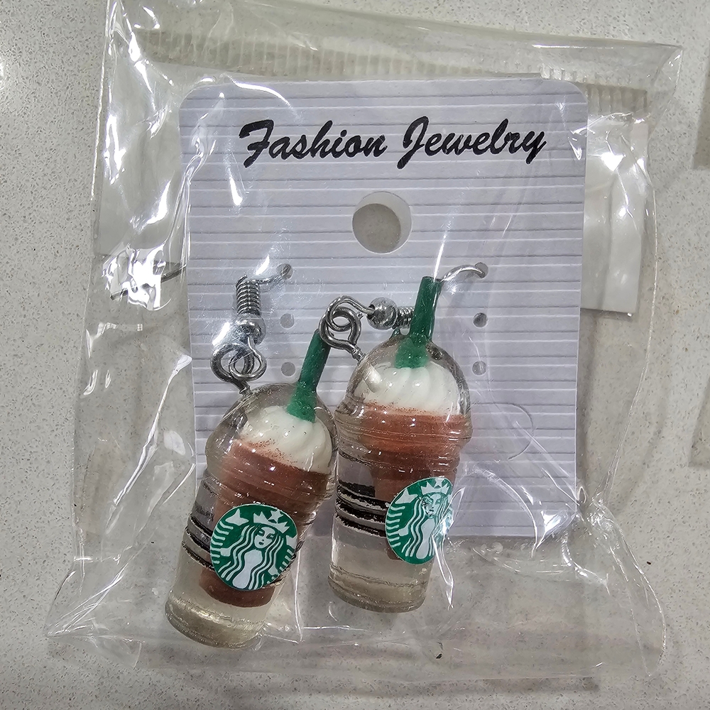 Starbucks Espresso Can Earrings Set - LOT - Picture 11 of 16